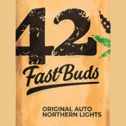 Original Auto Northern Lights Autoflowering cannabis flower bud by FastBuds Seeds