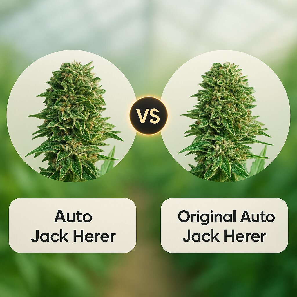 Auto Jack Herer (Advanced Seeds) vs Original Auto Jack Herer (FastBuds) porównanie nasion konopi