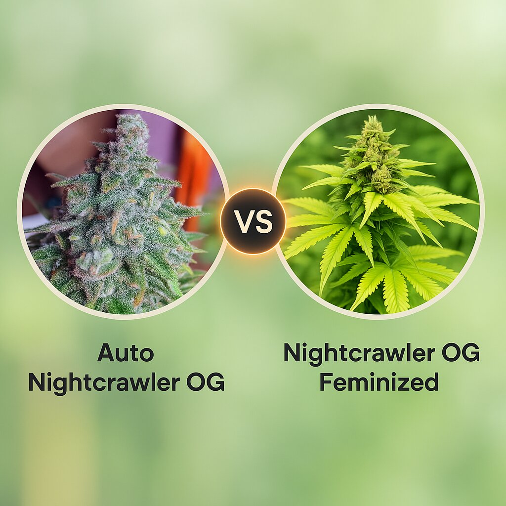 Auto Nightcrawler OG (Top Shelf Elite) vs Nightcrawler OG (Top Shelf Elite) porównanie nasion konopi