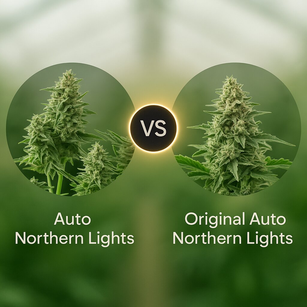 Auto Northern Lights (Pyramid Seeds) vs Original Auto Northern Lights (FastBuds) porównanie nasion konopi