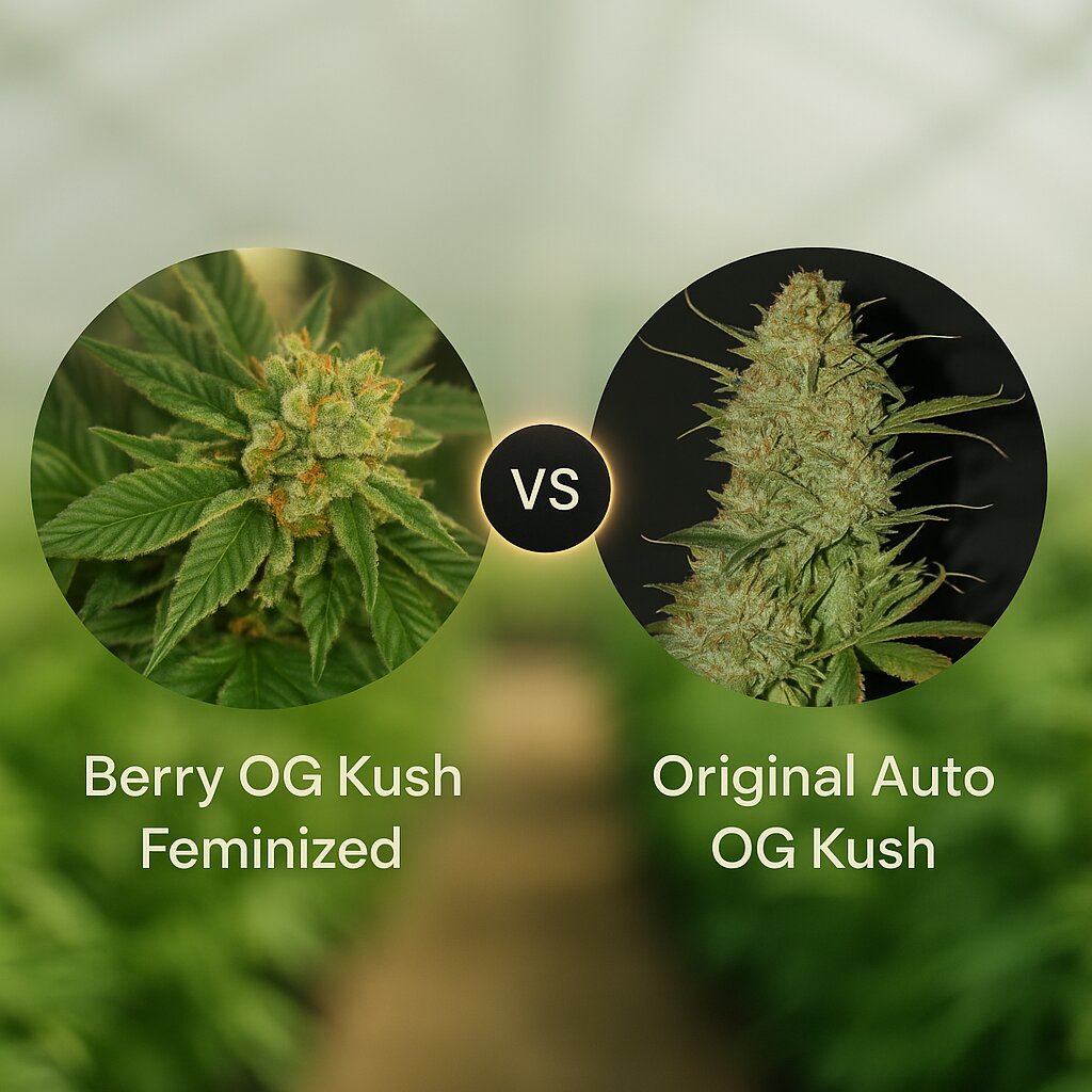 Berry OG Kush (z710 Genetics) vs Original Auto OG Kush (FastBuds) porównanie nasion konopi