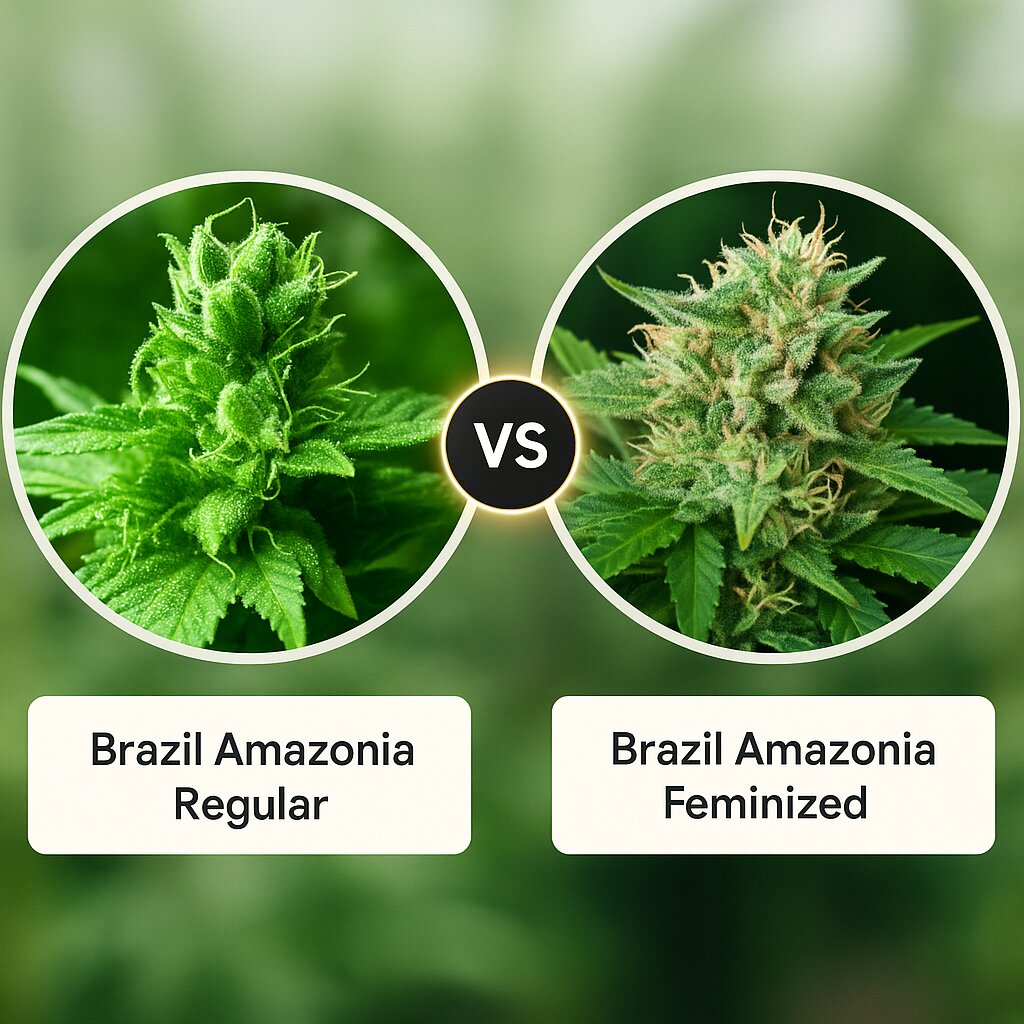 Brazil Amazonia (World of Seeds) vs Brazil Amazonia (World of Seeds) porównanie nasion konopi