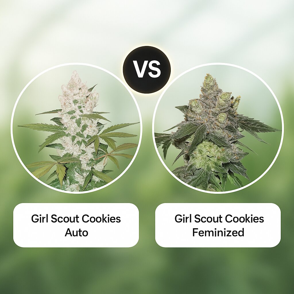 Girl Scout Cookies Auto (FastBuds) vs Girl Scout Cookies (Seed Stockers) porównanie nasion konopi