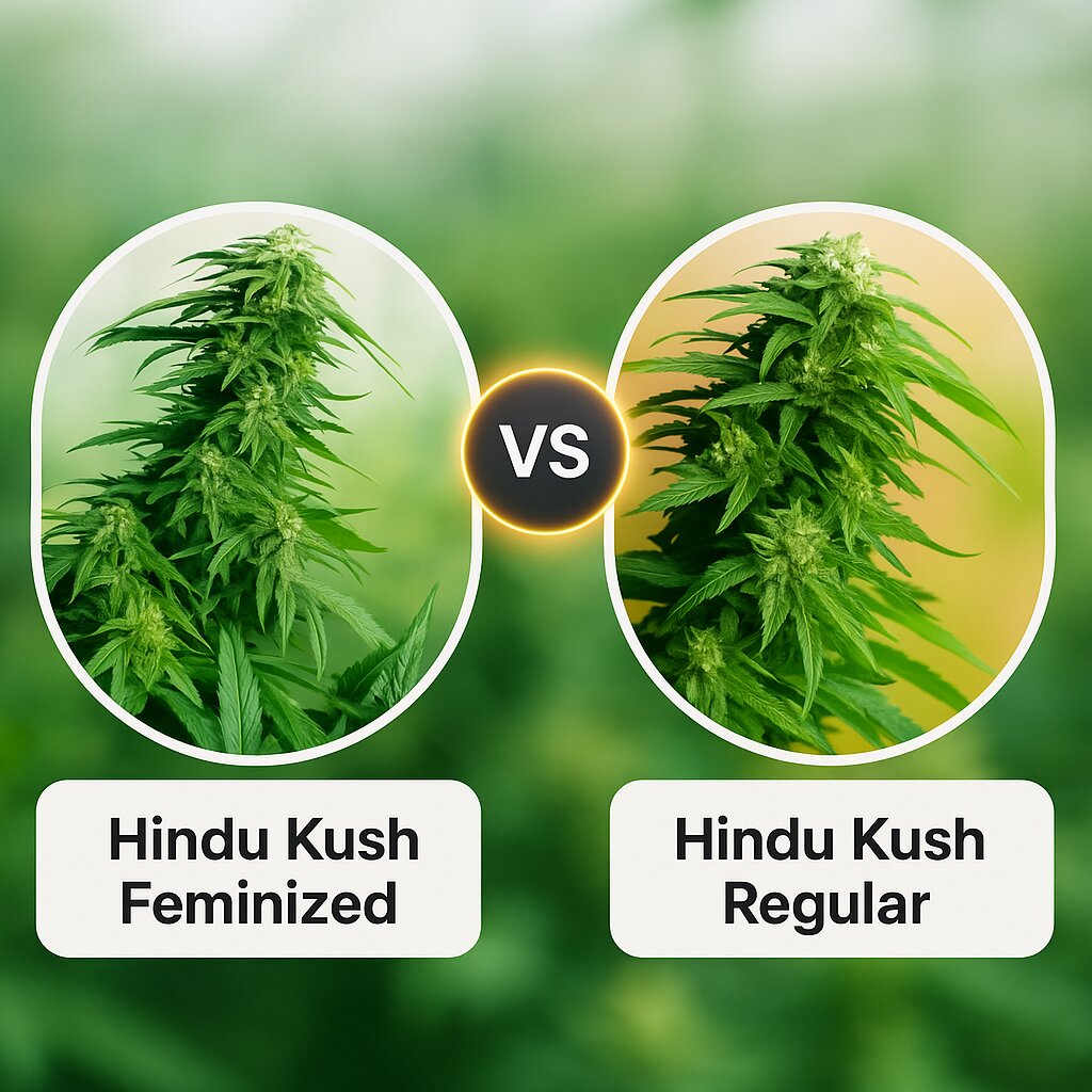 Hindu Kush (Sensi Seeds) vs Hindu Kush (Sensi Seeds) porównanie nasion konopi