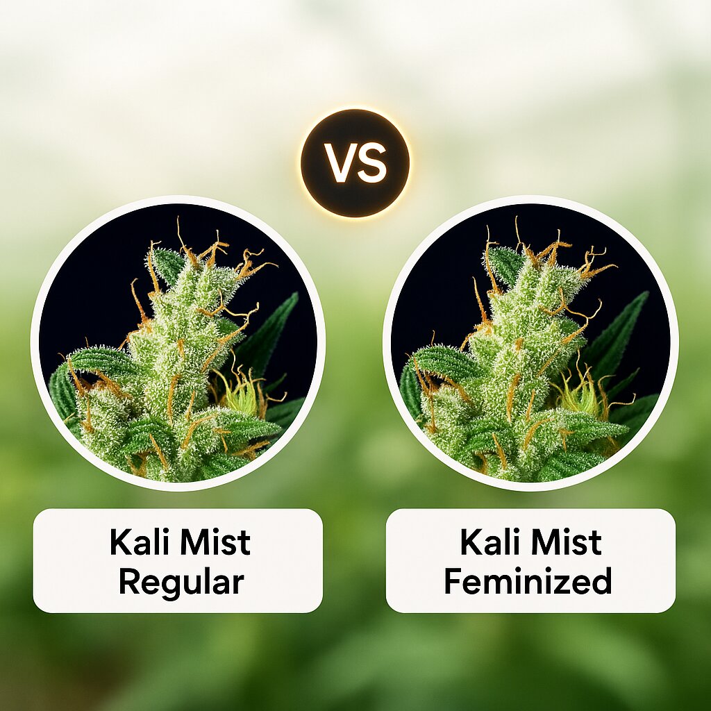 Kali Mist (Serious Seeds) vs Kali Mist (Serious Seeds) porównanie nasion konopi