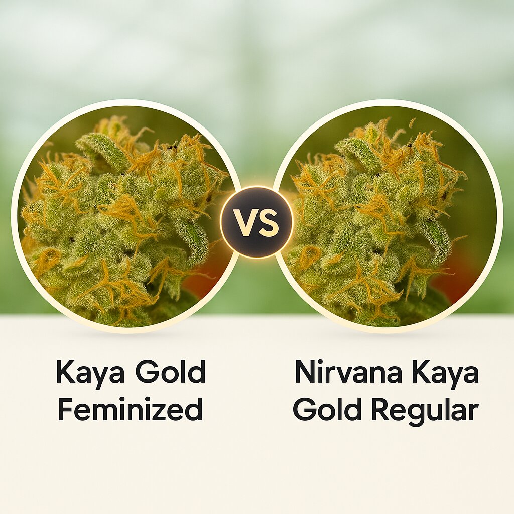 Kaya Gold (Nirvana Seeds) vs Nirvana Kaya Gold (Nirvana Seeds) porównanie nasion konopi