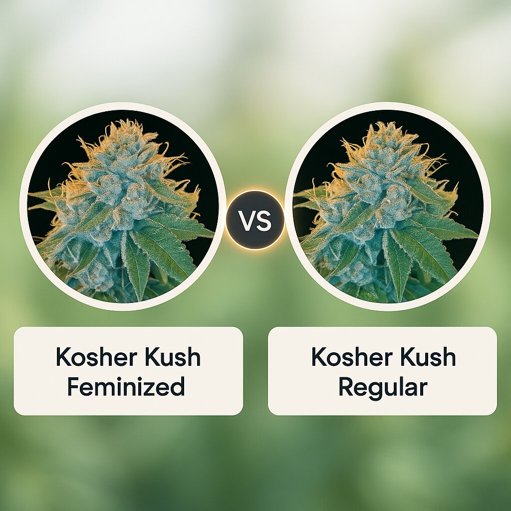 Kosher Kush (Reserva Privada) vs Kosher Kush (Reserva Privada) porównanie nasion konopi