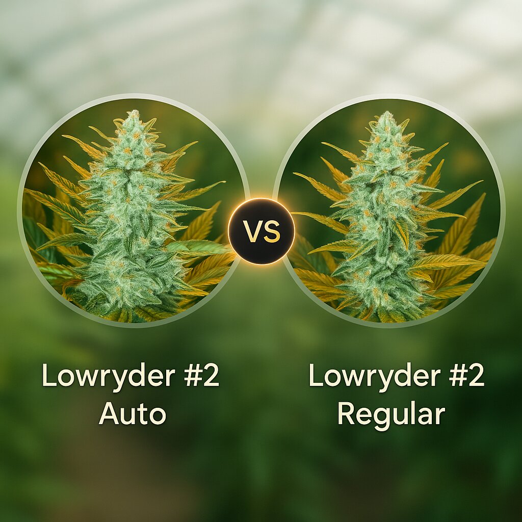 Lowryder #2  (Joint Doctor) vs Lowryder #2 (Joint Doctor) porównanie nasion konopi
