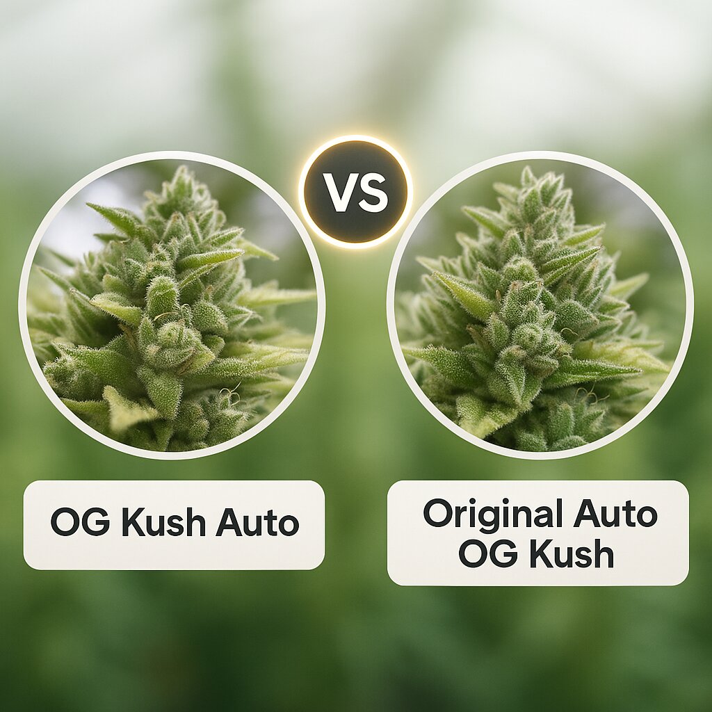 OG Kush Auto (Humboldt Seed Organization) vs Original Auto OG Kush (FastBuds) porównanie nasion konopi