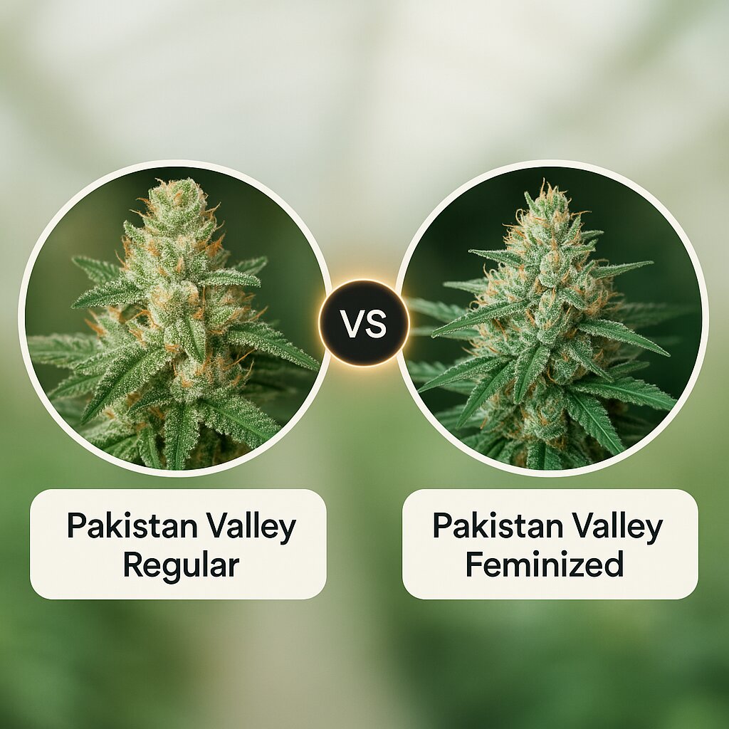 Pakistan Valley (World of Seeds) vs Pakistan Valley (World of Seeds) porównanie nasion konopi