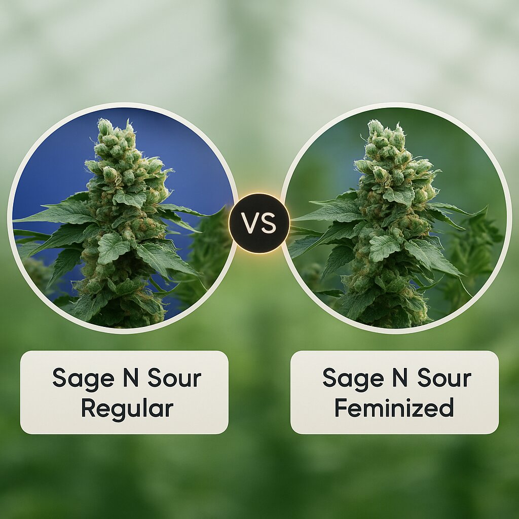 Sage N Sour (TH Seeds) vs Sage N Sour (TH Seeds) porównanie nasion konopi