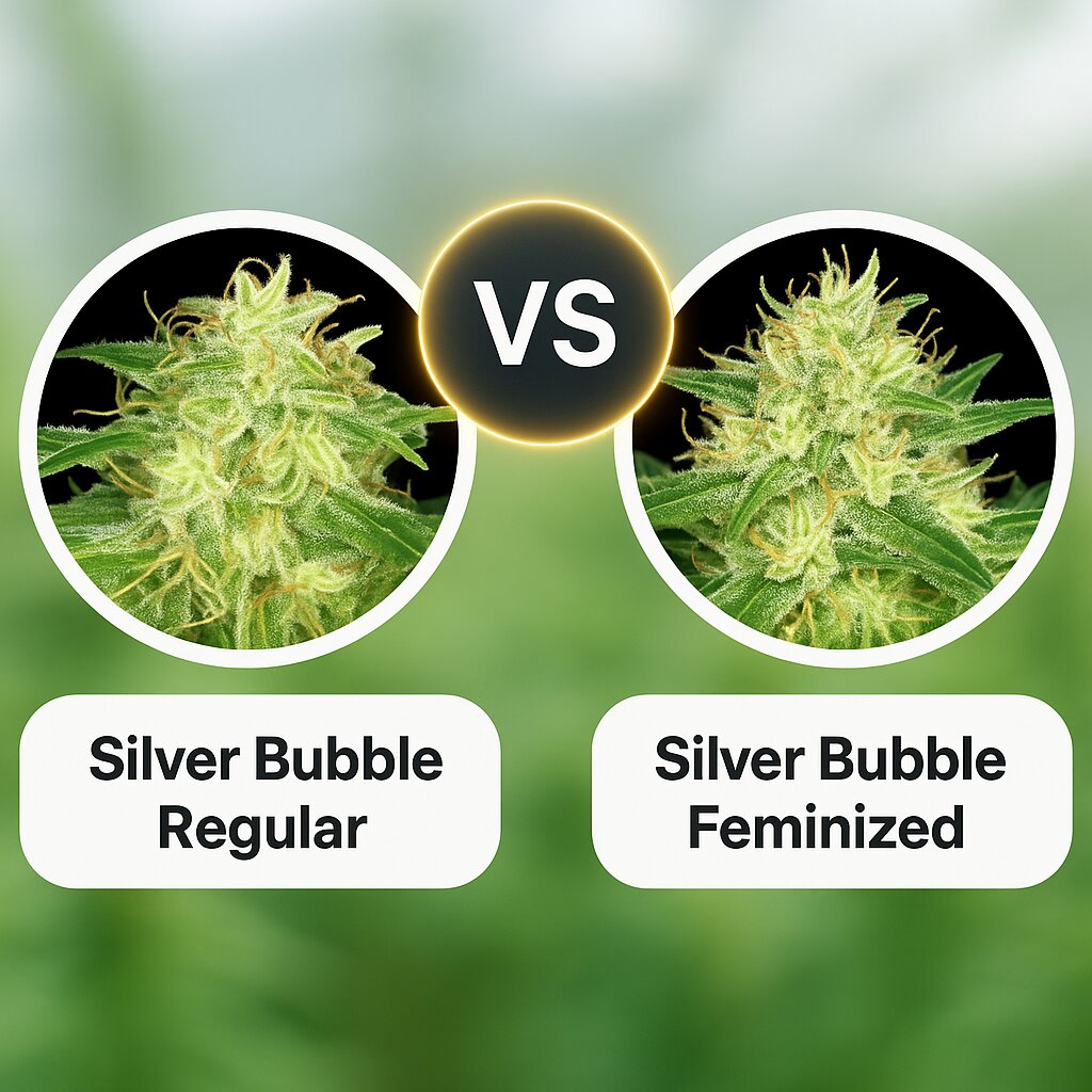 Silver Bubble (Reserva Privada) vs Silver Bubble (Reserva Privada) porównanie nasion konopi