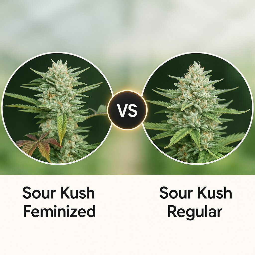 Sour Kush (Reserva Privada) vs Sour Kush (Reserva Privada) Porównanie nasion konopi