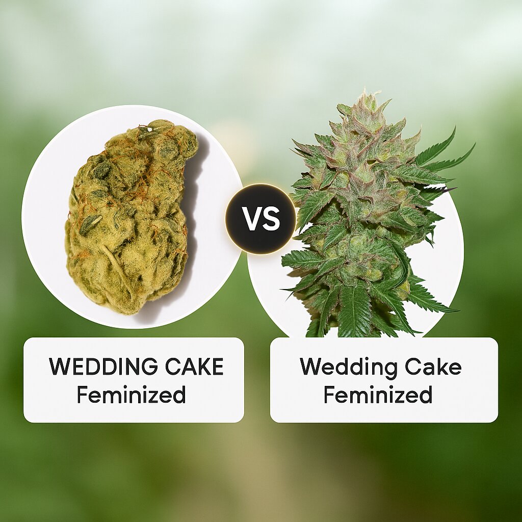 WEDDING CAKE (Bighead Seeds) vs Wedding Cake (Seed Stockers) porównanie nasion konopi